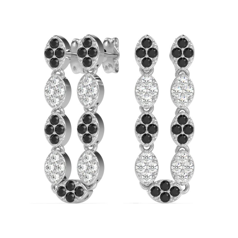 U-Shape Dangling Multiple Ear Hole Earrings