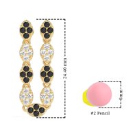 U-Shape Dangling Multiple Ear Hole Earrings