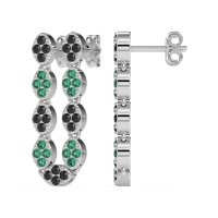 U-Shape Dangling Multiple Ear Hole Earrings