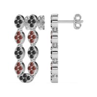 U-Shape Dangling Multiple Ear Hole Earrings