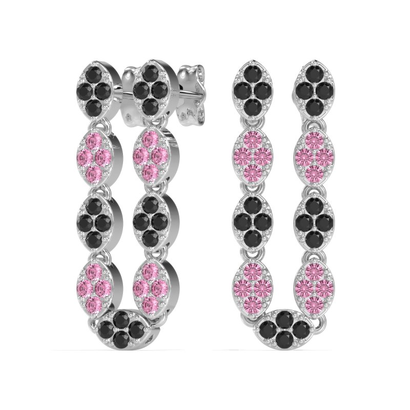 U-Shape Dangling Multiple Ear Hole Earrings