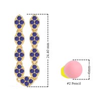 U-Shape Dangling Multiple Ear Hole Earrings