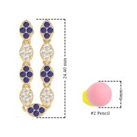 U-Shape Dangling Multiple Ear Hole Earrings