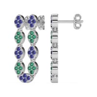 U-Shape Dangling Multiple Ear Hole Earrings