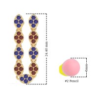 U-Shape Dangling Multiple Ear Hole Earrings