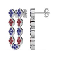 U-Shape Dangling Multiple Ear Hole Earrings