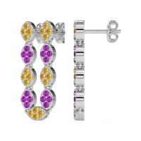 U-Shape Dangling Multiple Ear Hole Earrings