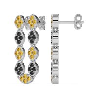 U-Shape Dangling Multiple Ear Hole Earrings