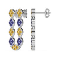 U-Shape Dangling Multiple Ear Hole Earrings