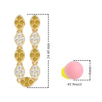 U-Shape Dangling Multiple Ear Hole Earrings