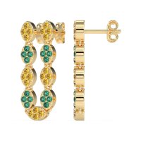 U-Shape Dangling Multiple Ear Hole Earrings