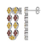 U-Shape Dangling Multiple Ear Hole Earrings