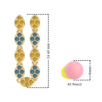 U-Shape Dangling Multiple Ear Hole Earrings