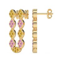 U-Shape Dangling Multiple Ear Hole Earrings