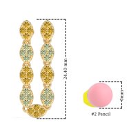 U-Shape Dangling Multiple Ear Hole Earrings