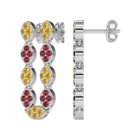 U-Shape Dangling Multiple Ear Hole Earrings