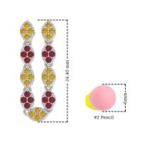 U-Shape Dangling Multiple Ear Hole Earrings