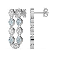 U-Shape Dangling Multiple Ear Hole Earrings