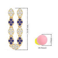 U-Shape Dangling Multiple Ear Hole Earrings