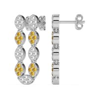 U-Shape Dangling Multiple Ear Hole Earrings