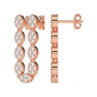 U-Shape Dangling Multiple Ear Hole Earrings