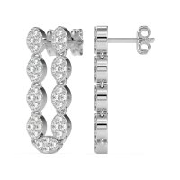 U-Shape Dangling Multiple Ear Hole Earrings