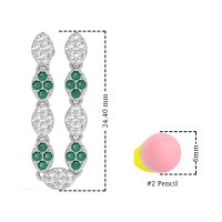U-Shape Dangling Multiple Ear Hole Earrings