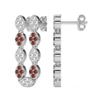 U-Shape Dangling Multiple Ear Hole Earrings
