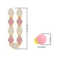 U-Shape Dangling Multiple Ear Hole Earrings