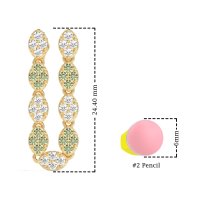 U-Shape Dangling Multiple Ear Hole Earrings