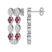 U-Shape Dangling Multiple Ear Hole Earrings