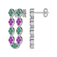U-Shape Dangling Multiple Ear Hole Earrings