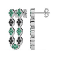 U-Shape Dangling Multiple Ear Hole Earrings