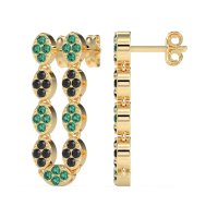 U-Shape Dangling Multiple Ear Hole Earrings