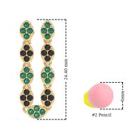 U-Shape Dangling Multiple Ear Hole Earrings