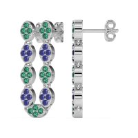 U-Shape Dangling Multiple Ear Hole Earrings