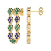 U-Shape Dangling Multiple Ear Hole Earrings