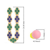 U-Shape Dangling Multiple Ear Hole Earrings