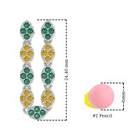 U-Shape Dangling Multiple Ear Hole Earrings