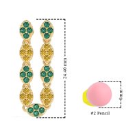 U-Shape Dangling Multiple Ear Hole Earrings