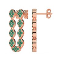 U-Shape Dangling Multiple Ear Hole Earrings