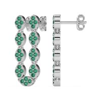 U-Shape Dangling Multiple Ear Hole Earrings