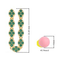 U-Shape Dangling Multiple Ear Hole Earrings