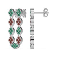 U-Shape Dangling Multiple Ear Hole Earrings