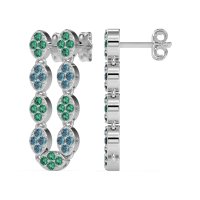 U-Shape Dangling Multiple Ear Hole Earrings