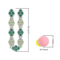 U-Shape Dangling Multiple Ear Hole Earrings