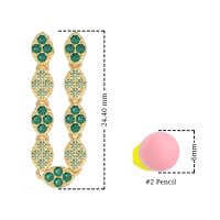 U-Shape Dangling Multiple Ear Hole Earrings