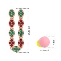 U-Shape Dangling Multiple Ear Hole Earrings