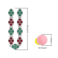 U-Shape Dangling Multiple Ear Hole Earrings