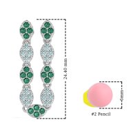 U-Shape Dangling Multiple Ear Hole Earrings